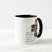 Mug Amour Amis tellement que je tellement amusant Cite (Devant droit)