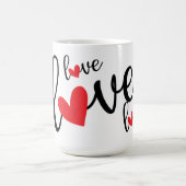 Mug Amour Amour Amour Coeurs (Centre)