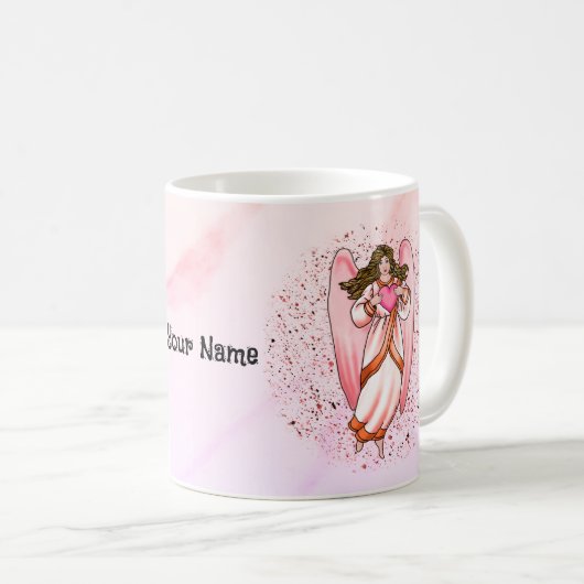 Mug Amour Ange Coeur (Devant droit)