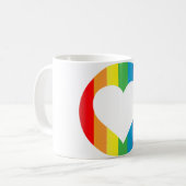 Mug amour arc en ciel (Devant gauche)