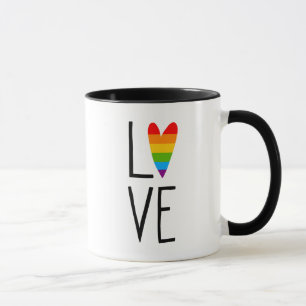 Mug Amour arc-en-ciel