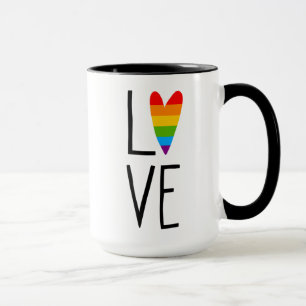 Mug Amour arc-en-ciel