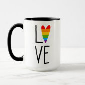 Mug Amour arc-en-ciel (Gauche)