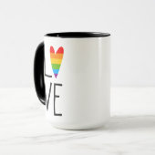 Mug Amour arc-en-ciel (Devant gauche)