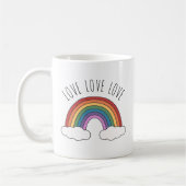 Mug Amour Arc-en-ciel Amour Amour (Gauche)