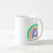 Mug Amour Arc-en-ciel Funky (Devant droit)