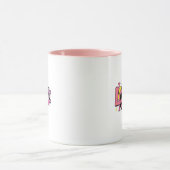 Mug Amour Art moderne aquarelle Saint-Valentin (Centre)