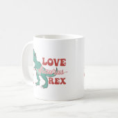 Mug Amour-Asaurus Rex drôle (Devant gauche)