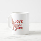 Mug Amour-Asaurus Rex drôle (Devant gauche)