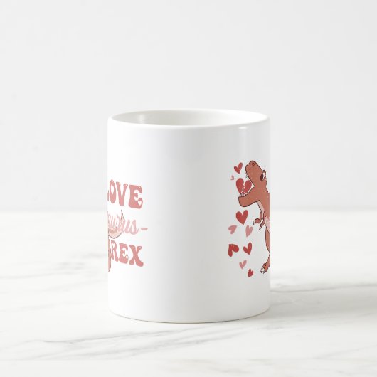 Mug Amour-Asaurus Rex drôle (Centre)