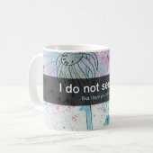 Mug Amour au-delà de la vue : Inspiration florale (Devant gauche)
