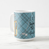 Mug Amour au golf (Devant gauche)