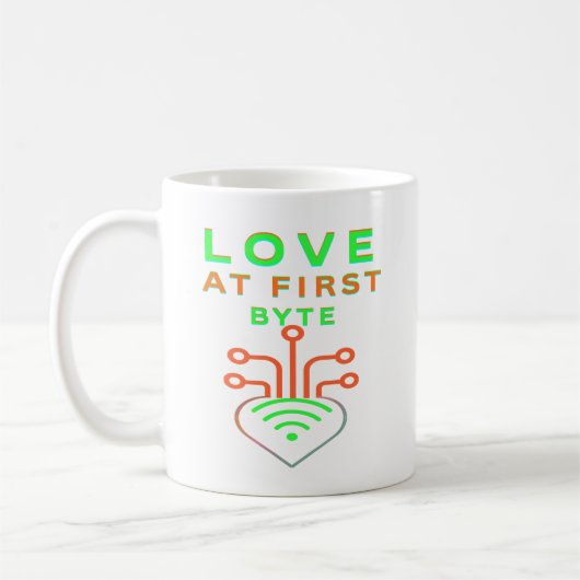 Mug Amour au premier octet (Gauche)
