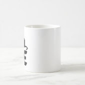 Mug Amour avec un chat comme O (Centre)