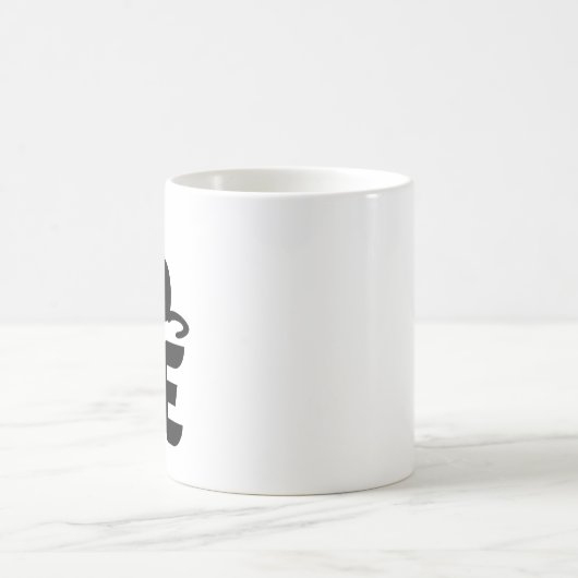 Mug Amour avec un chat comme O (Centre)