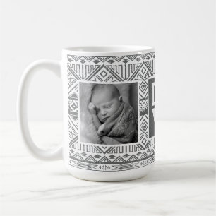 Mug AMOUR aztèque gris du motif avec des photos