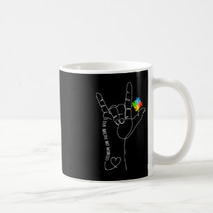 Mug Amour Besoin d'aucun mot Sensibilisation sur l'aut