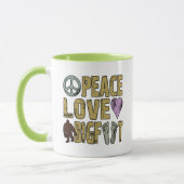 Mug Amour Bigfoot de paix (Gauche)