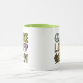 Mug Amour Bigfoot de paix (Centre)
