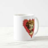 Mug Amour Blessures Fun Steampunk Cherub Angel Zombie (Devant droit)
