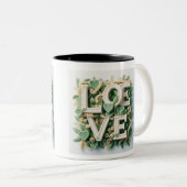 Mug Amour branché /Mug café (Devant droit)