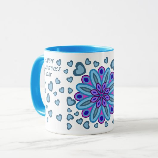 MUG AMOUR CADEAU VALENTINE FEMME MARI BOYFRIEND (Devant gauche)
