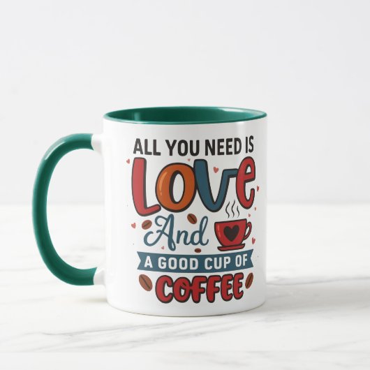 Mug Amour & Café (Gauche)