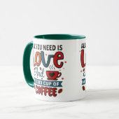 Mug Amour & Café (Devant gauche)