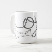 Mug Amour ce que je fais (Devant gauche)