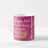 Mug Amour ce qui vous avez le Gratefulness de (Devant gauche)