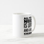 Mug Amour, c'est tout ce dont vous avez besoin (Devant droit)