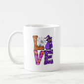 Mug Amour - Chat noir sorcière (Gauche)