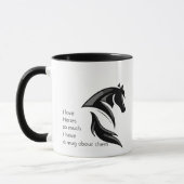 Mug Amour Chevaux animal tellement de citations amusan (Gauche)