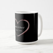 Mug Amour Coeur Attractif Charming Mariage (Devant droit)