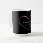 Mug Amour Coeur Attractif Charming Mariage (Devant gauche)