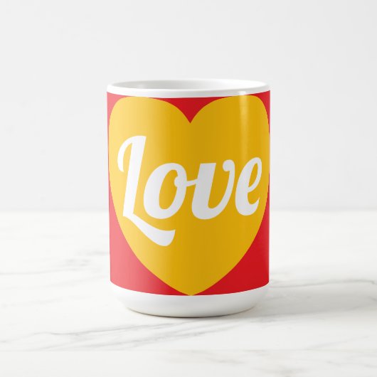 Mug Amour,cœur,sur mesure (Centre)