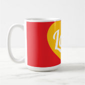 Mug Amour,cœur,sur mesure (Gauche)