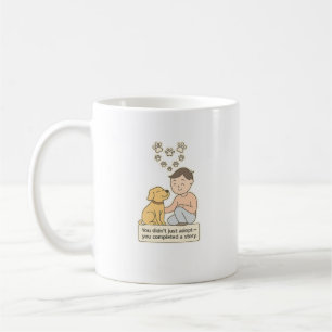 Mug Amour d'adoption – Cœur de patte minimaliste de ch
