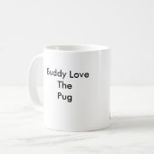 Mug Amour d'ami le carlin (Devant gauche)