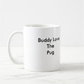 Mug Amour d'ami le carlin (Gauche)