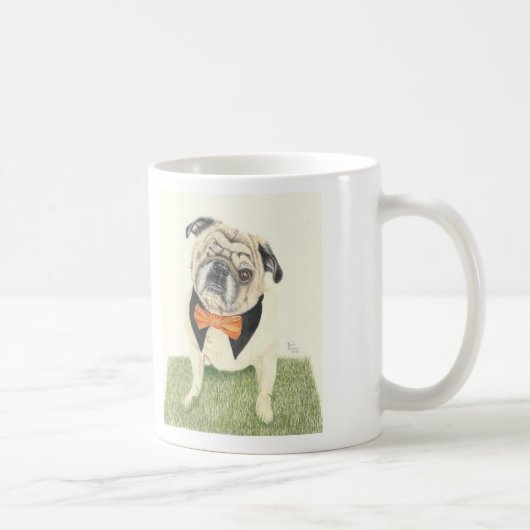 Mug Amour d'ami le carlin (Droite)