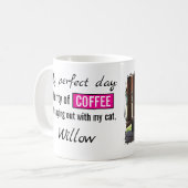 Mug Amour d'animal chat chien café rose (Devant gauche)