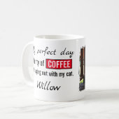 Mug Amour d'animal chat chien café rouge (Devant gauche)