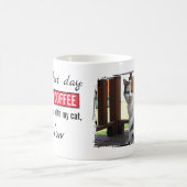 Mug Amour d'animal chat chien café rouge (Centre)