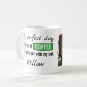 Mug Amour d'animal chat chien café vert (Devant gauche)