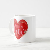 Mug Amour dans chaque Sip Amour Coeur (Devant gauche)