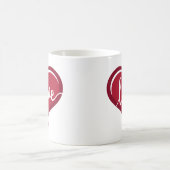 Mug amour dans la Saint-Valentin du cœur (Centre)