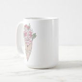 Mug Amour Dans N'Importe Quelle Langue Flower Bundle (Devant gauche)