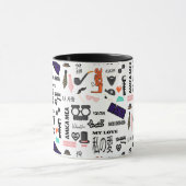 Mug Amour dans toutes les    langues (Centre)