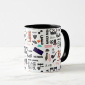 Mug Amour dans toutes les    langues (Devant droit)